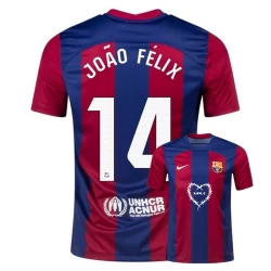 FC Barcelona João Félix #14 Voetbalshirt 2023-24 x Karol G Thuistenue Heren